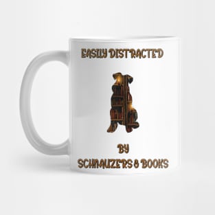 Schnauzers & books Mug